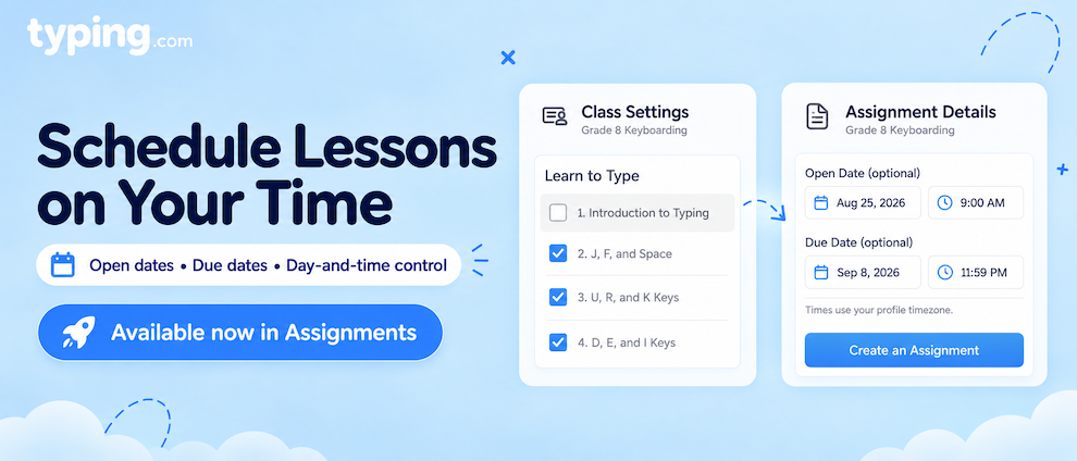 Schedule Your Semester: Two Ways to Control When Students See Each Lesson
